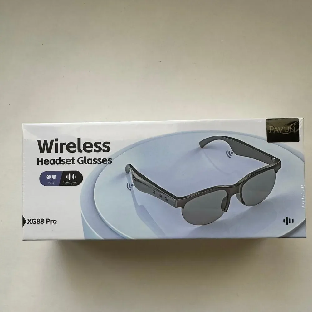 NWB Smart Glasses Microphone, Headphones, AI Translation, Touch